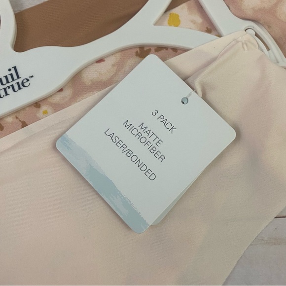 New TRANQUIL & TRUE Womans 3 Pack Thongs Size XL Matte Microfiber - Picture 3 of 6